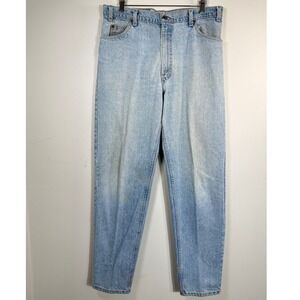 Levis 550 Mens 35x34 VTG Y2K Relaxed Fit Tapered Leg Jeans Light Wash Fit USA